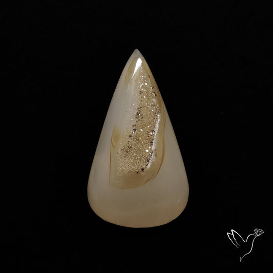 Chalcedony Druzy Cabochon