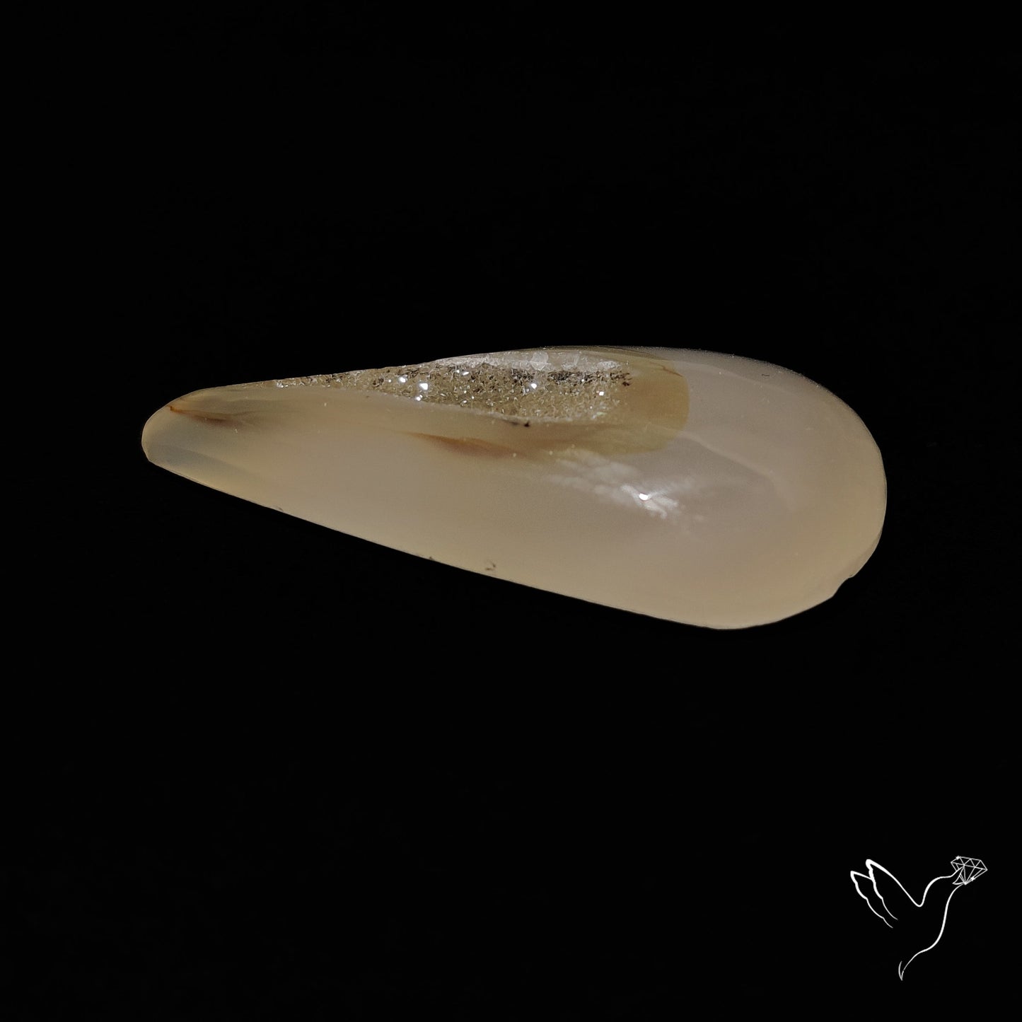 Chalcedony Druzy Cabochon