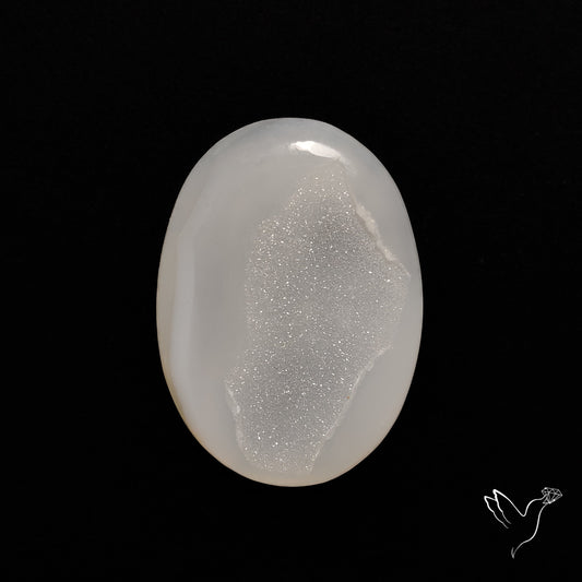 Chalcedony Druzy Cabochon