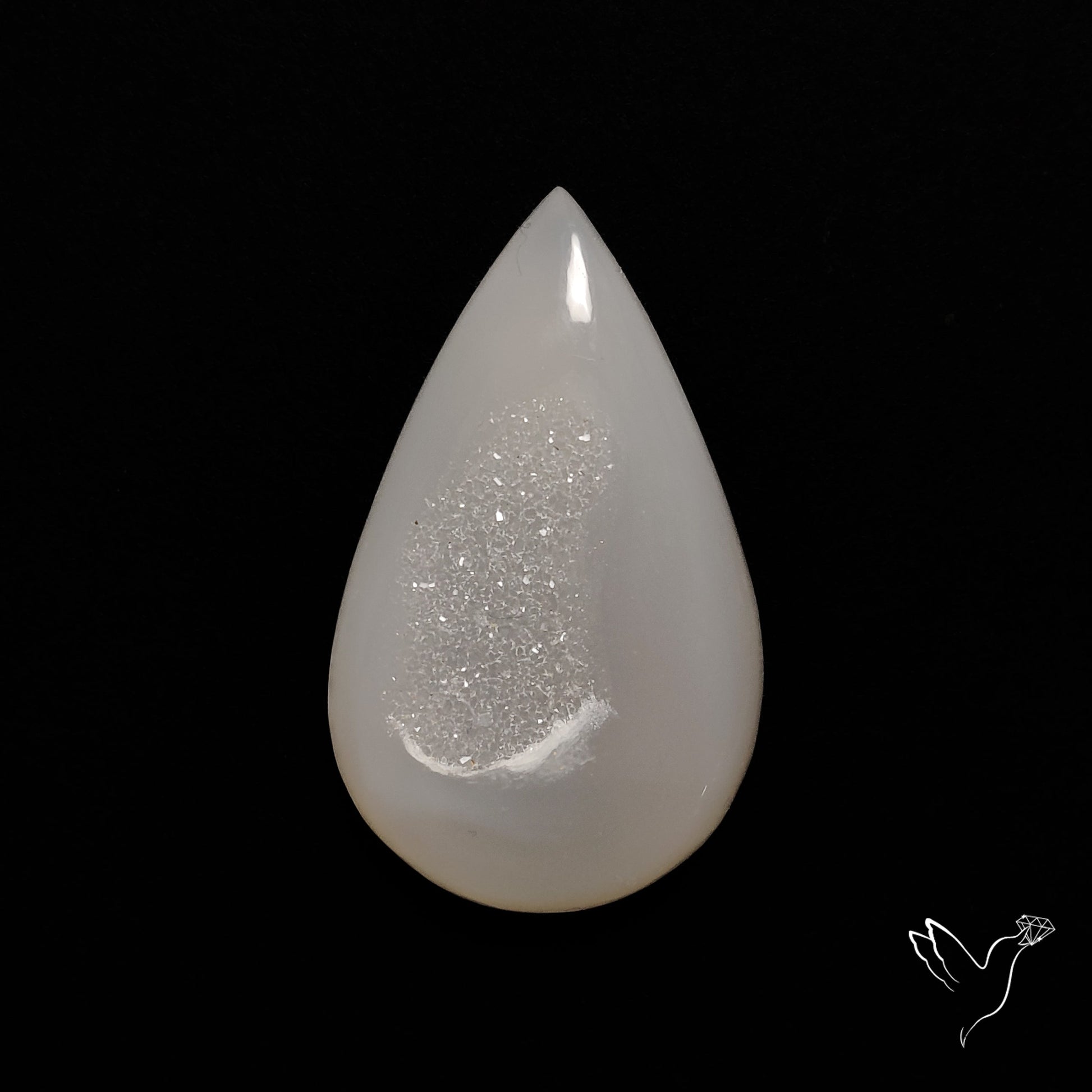 Chalcedony Druzy Cabochon