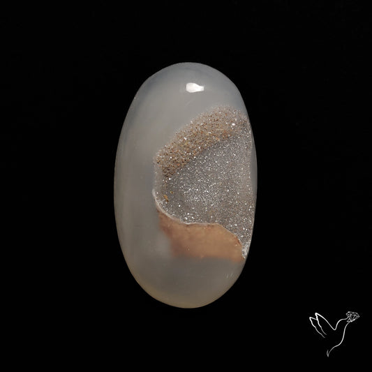 Chalcedony Druzy Cabochon