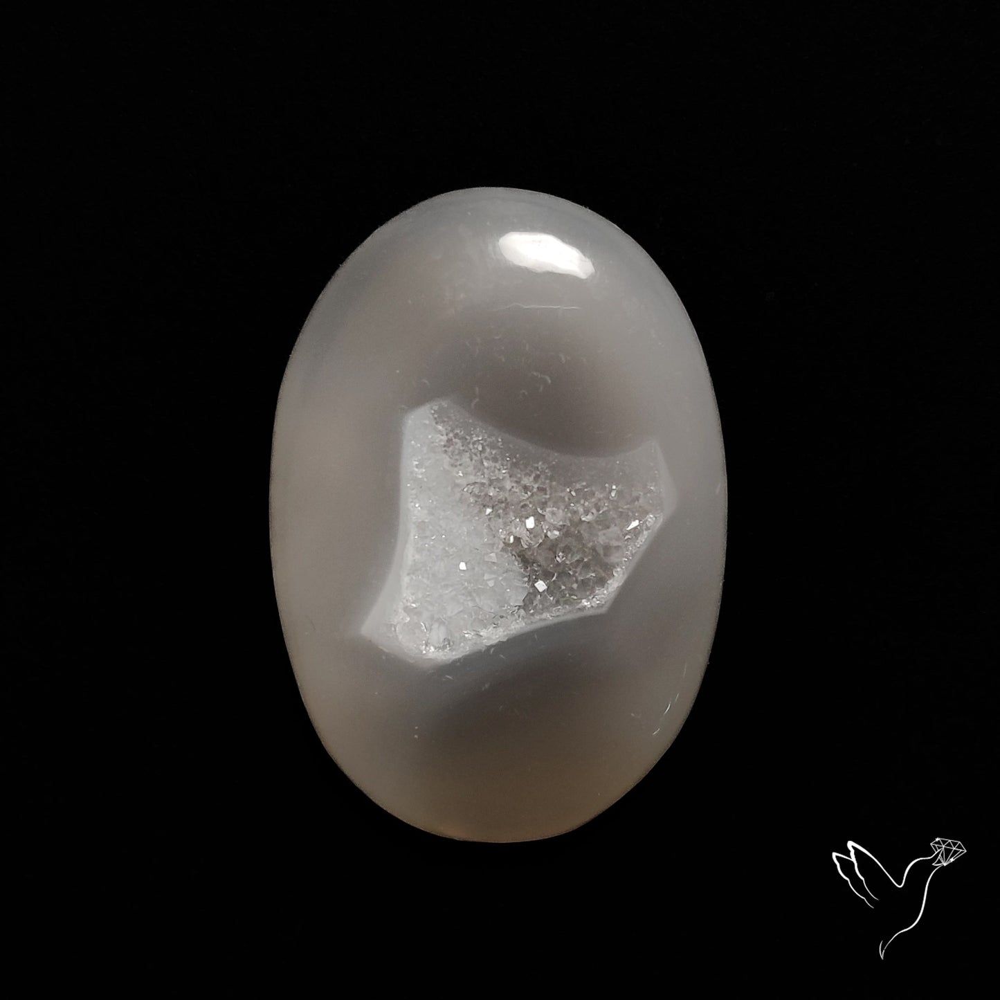 Chalcedony Druzy Cabochon