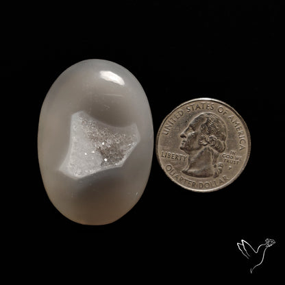 Chalcedony Druzy Cabochon