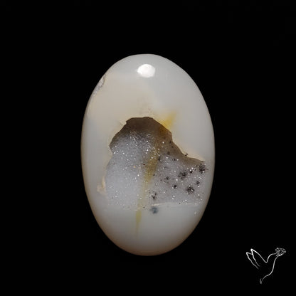 Chalcedony Druzy Cabochon