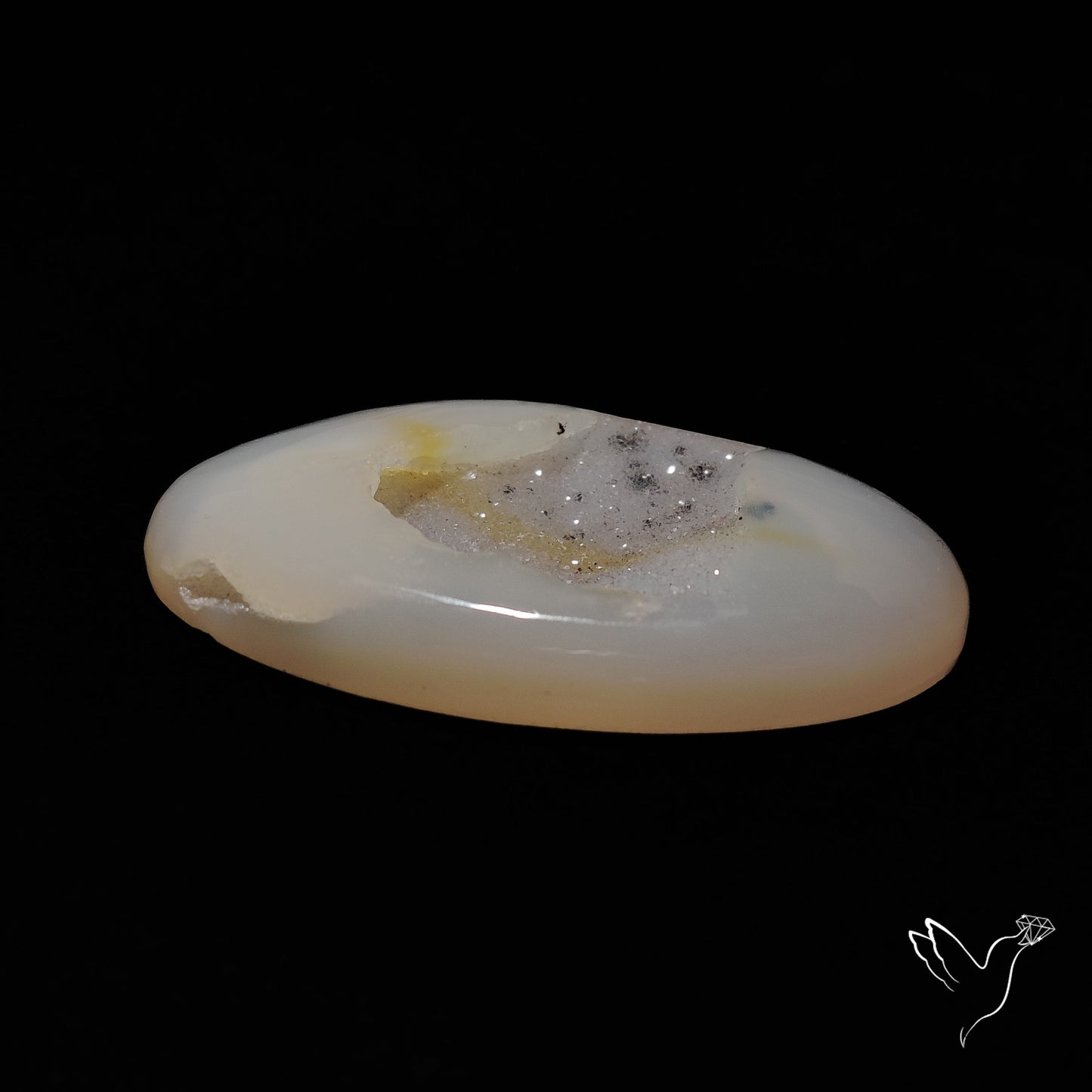 Chalcedony Druzy Cabochon