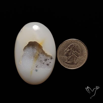 Chalcedony Druzy Cabochon