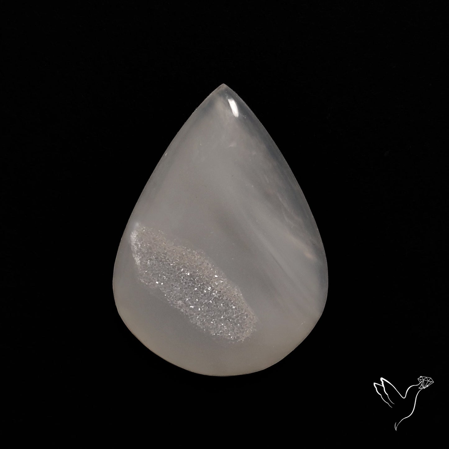 Chalcedony Druzy Cabochon
