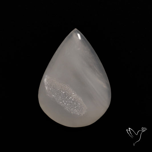Chalcedony Druzy Cabochon