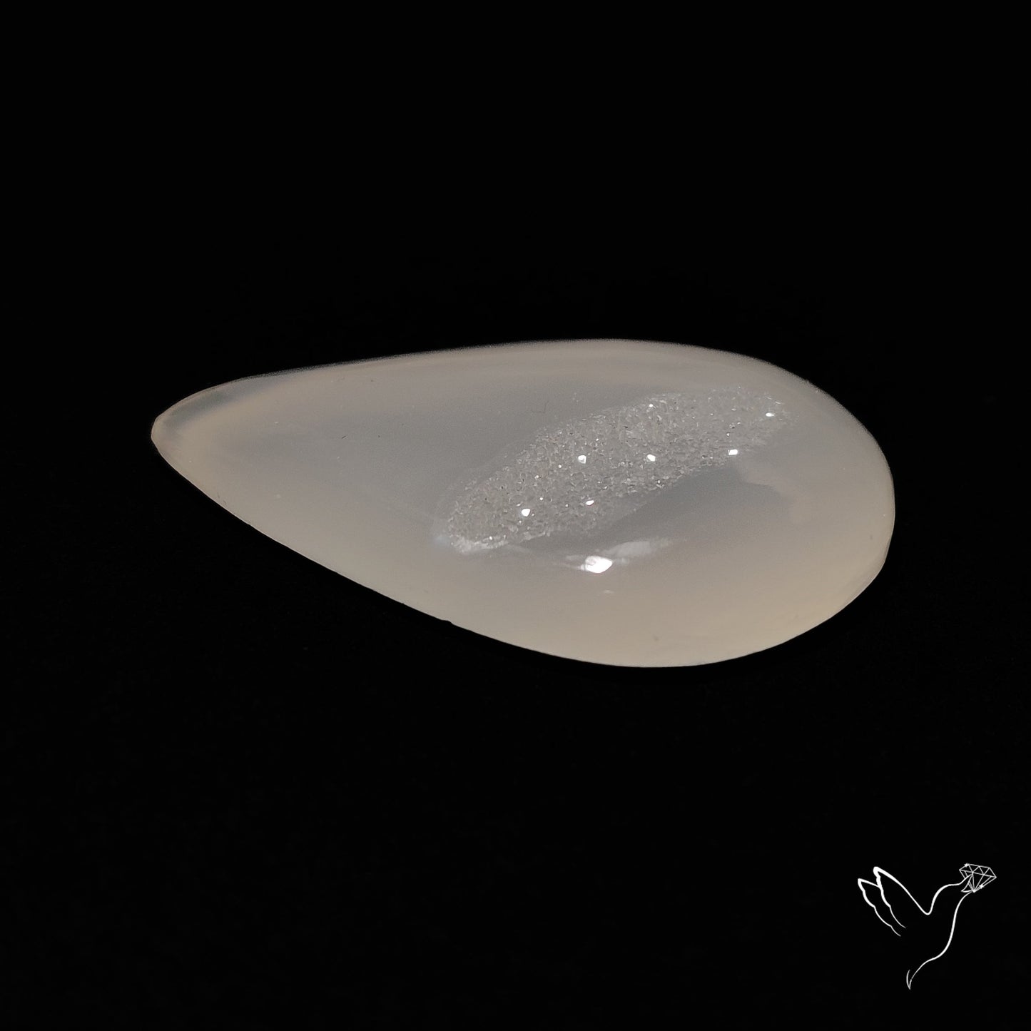 Chalcedony Druzy Cabochon