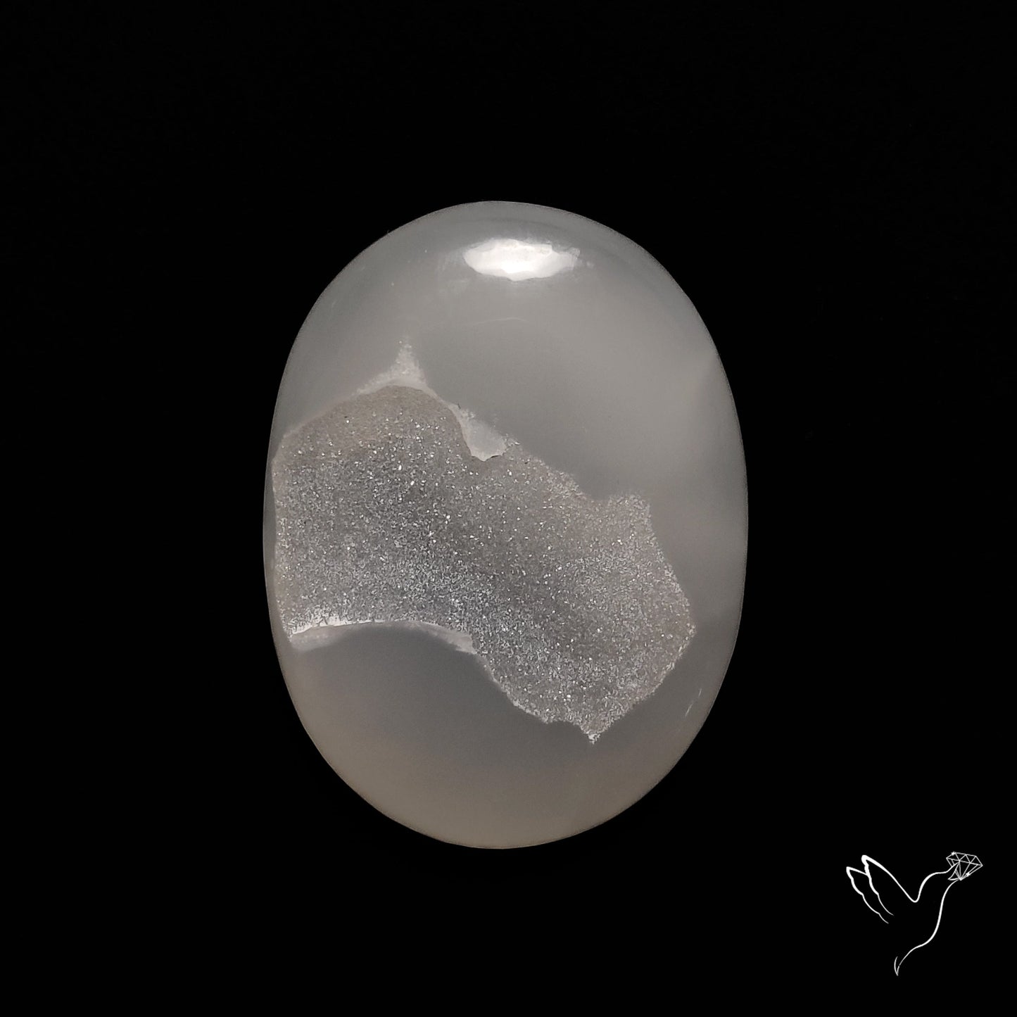 Chalcedony Druzy Cabochon