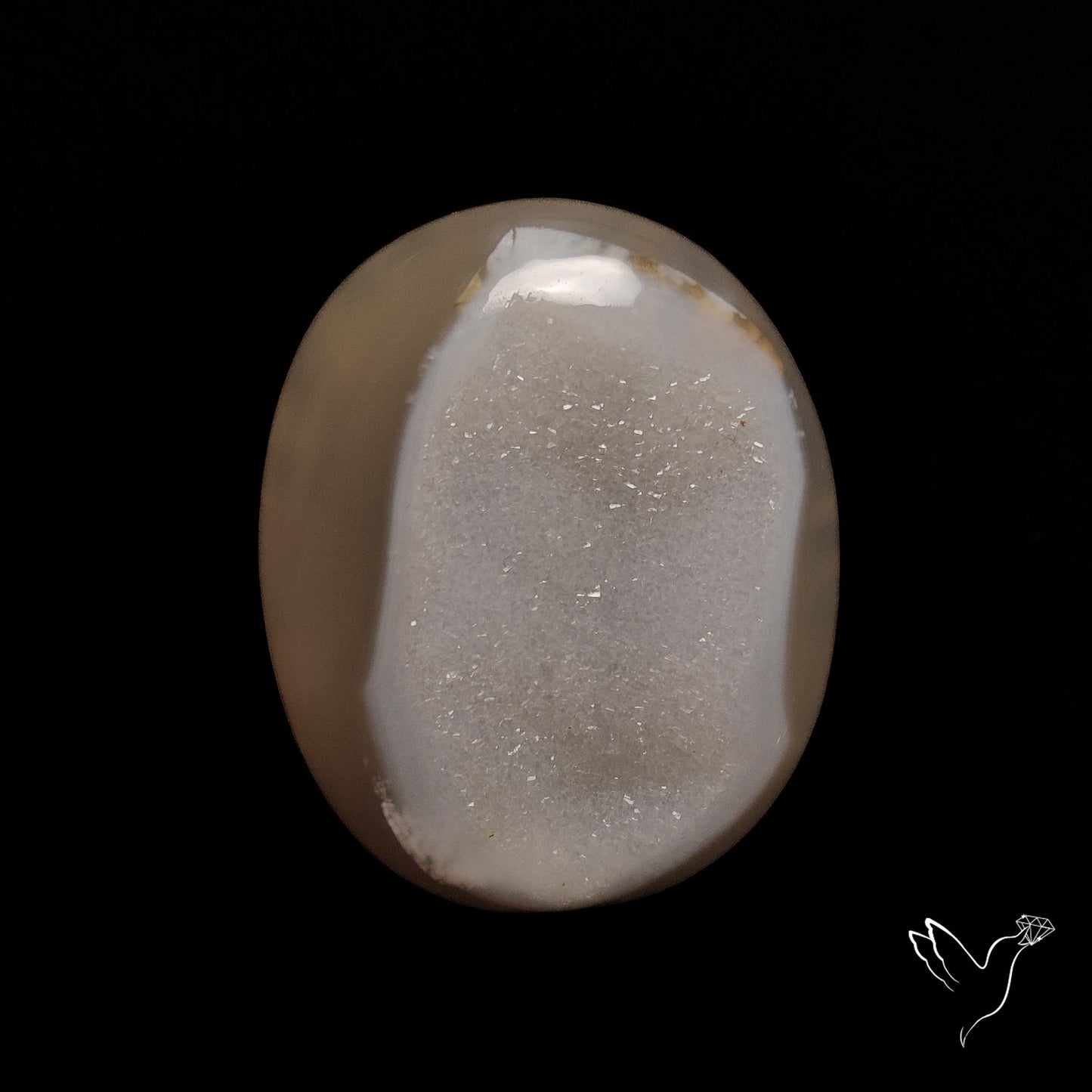 Chalcedony Druzy Cabochon