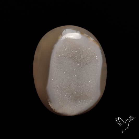 Chalcedony Druzy Cabochon