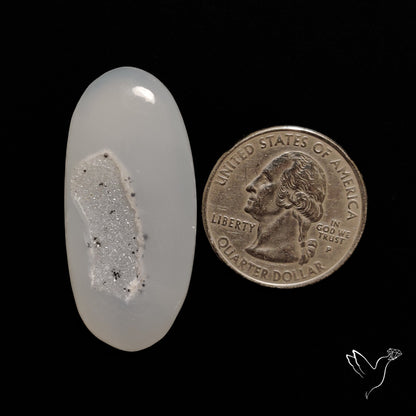 Chalcedony Druzy Cabochon