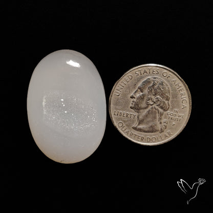 Chalcedony Druzy Cabochon