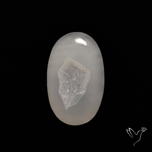 Chalcedony Druzy Cabochon