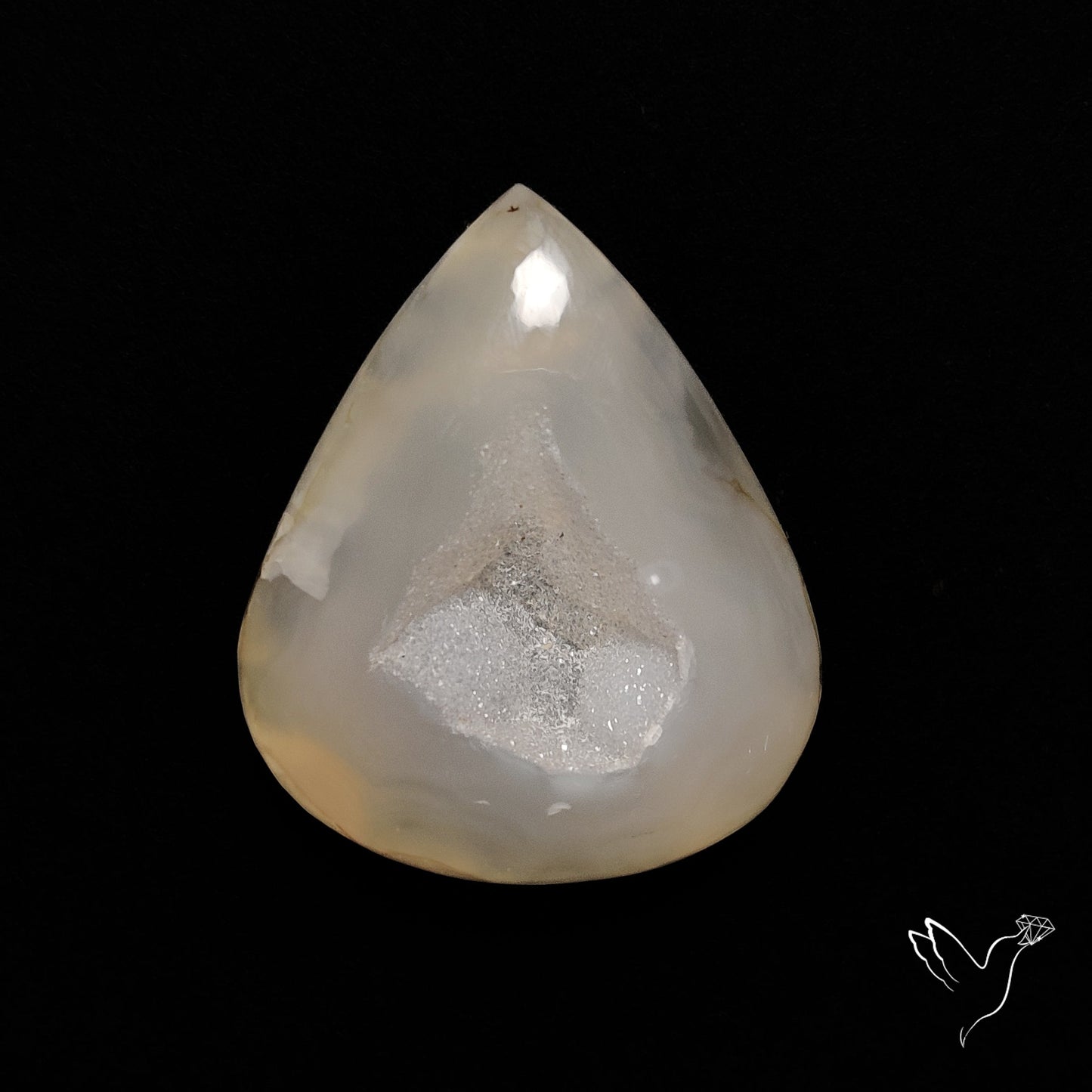 Chalcedony Druzy Cabochon