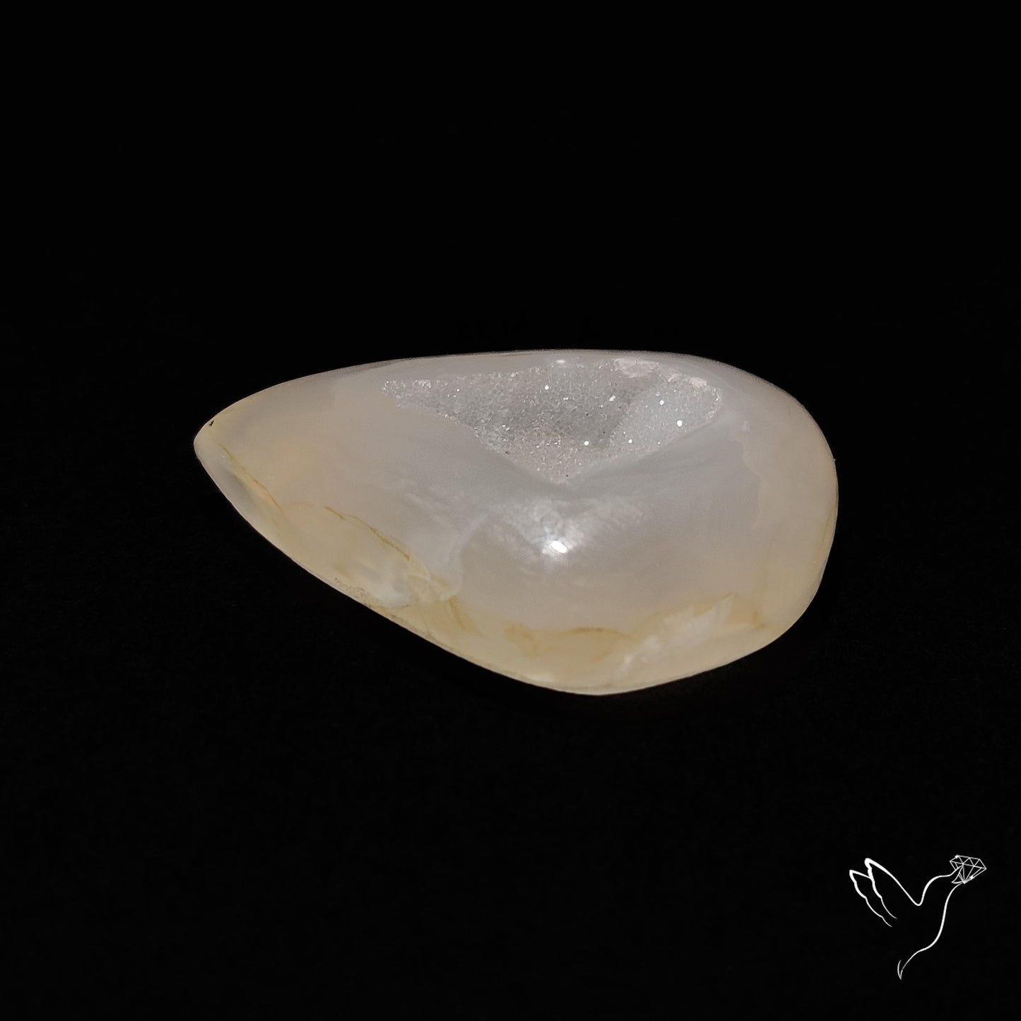 Chalcedony Druzy Cabochon