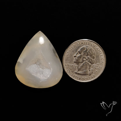 Chalcedony Druzy Cabochon