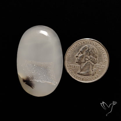 Chalcedony Druzy Cabochon