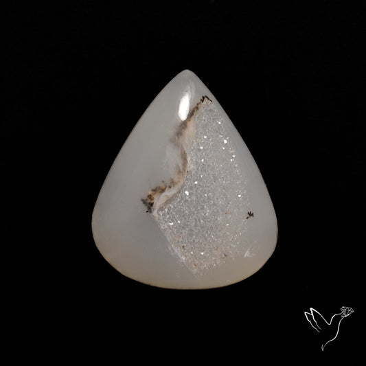 Chalcedony Druzy Cabochon