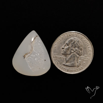 Chalcedony Druzy Cabochon