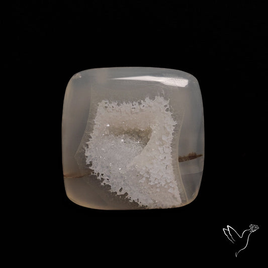 Chalcedony Druzy Cabochon