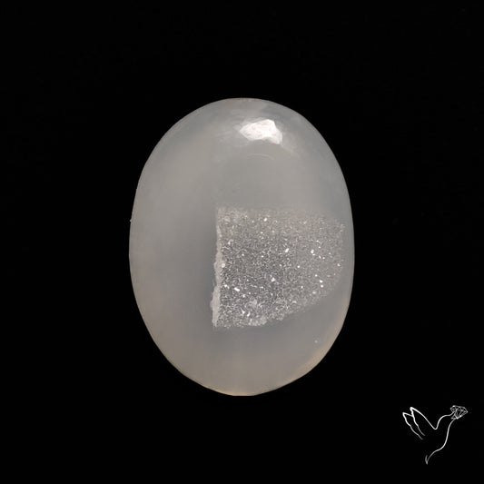 Chalcedony Druzy Cabochon