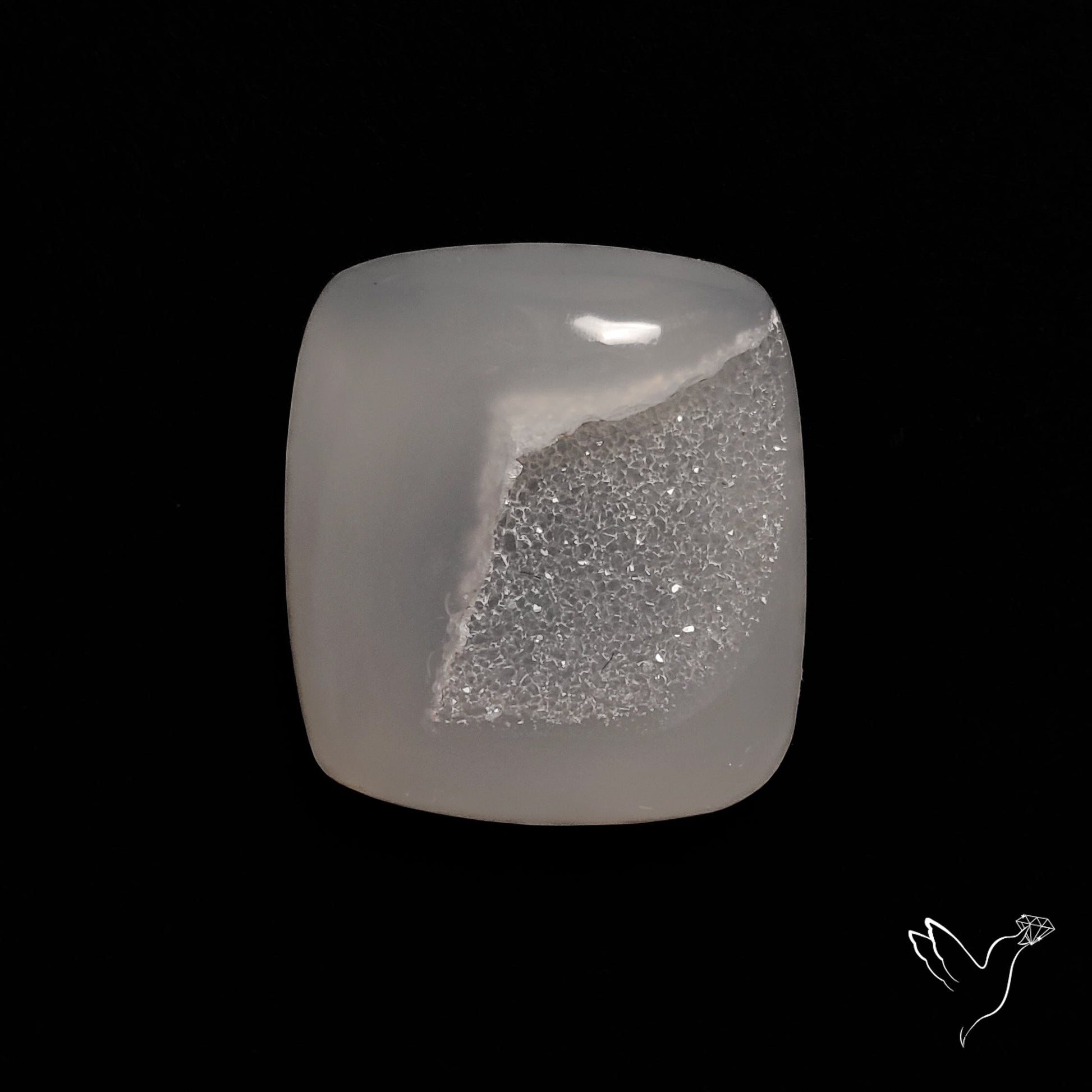 Chalcedony Druzy Cabochon
