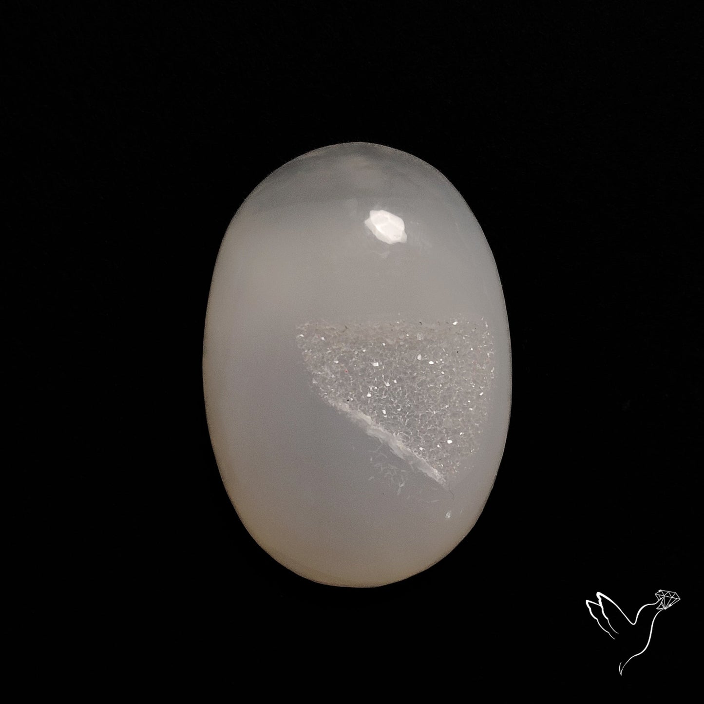 Chalcedony Druzy Cabochon