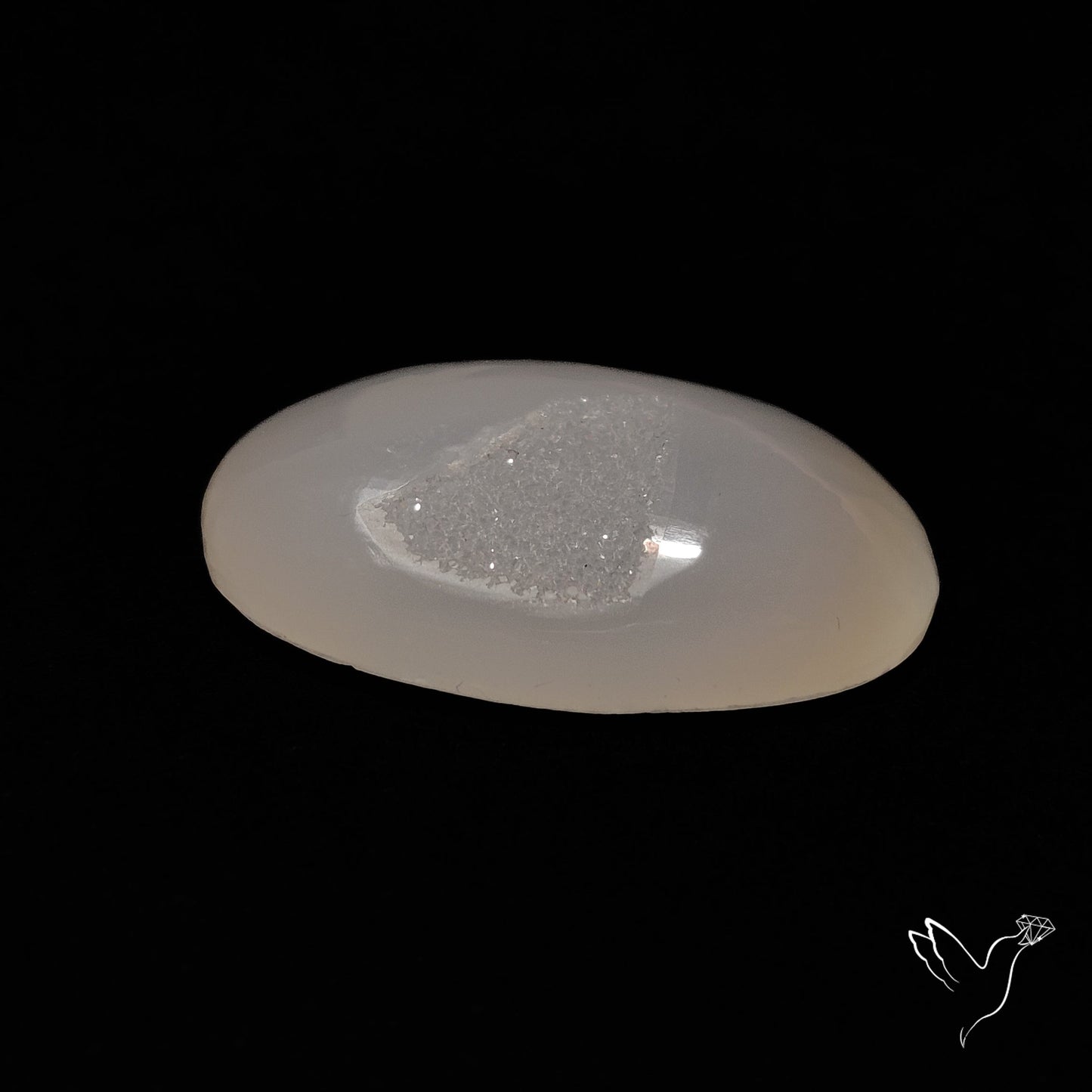 Chalcedony Druzy Cabochon