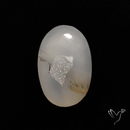 Chalcedony Druzy Cabochon