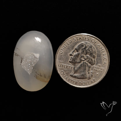 Chalcedony Druzy Cabochon
