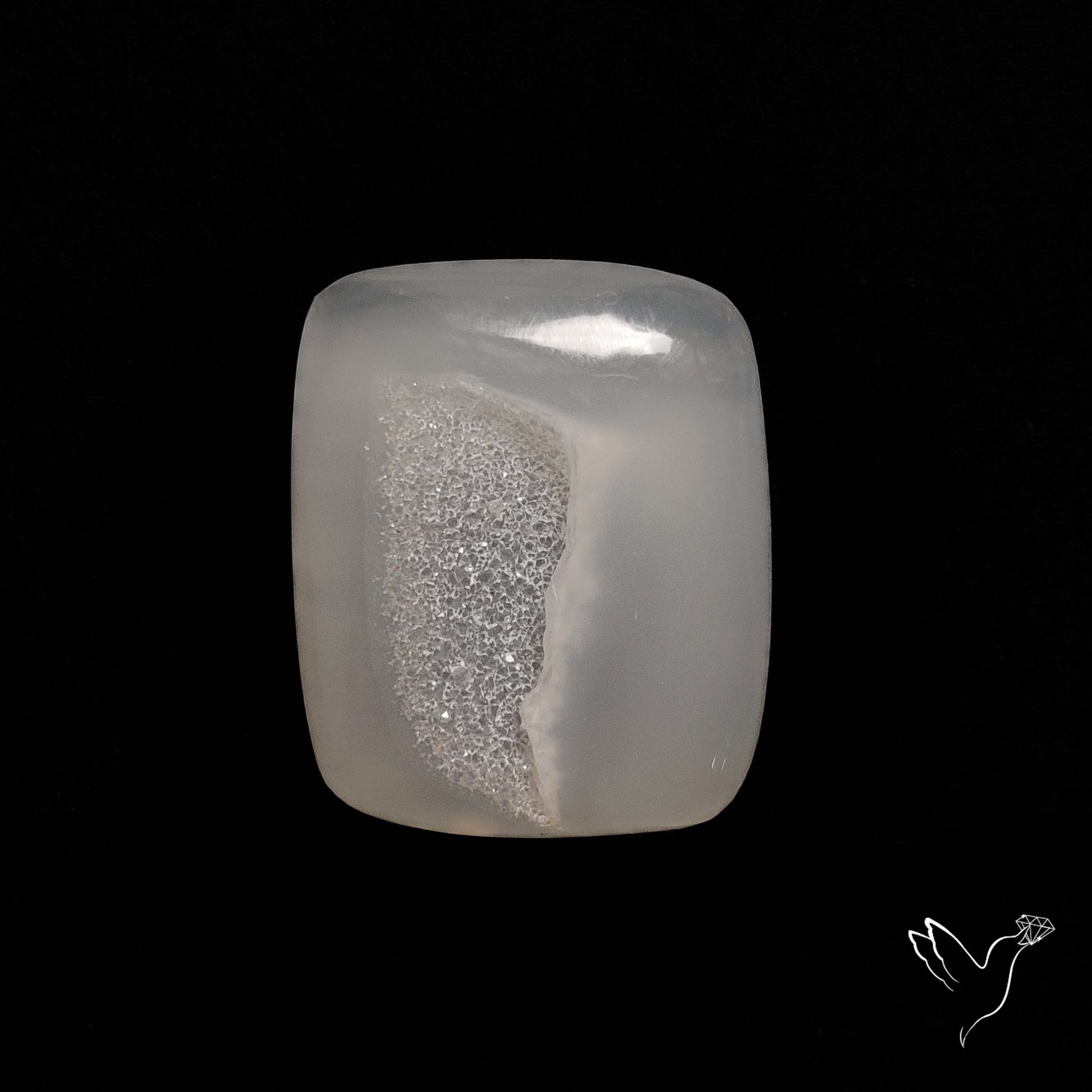 Chalcedony Druzy Cabochon