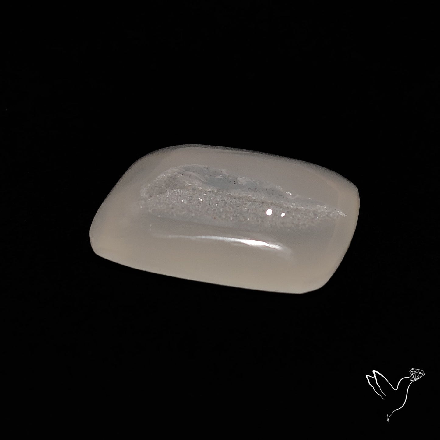 Chalcedony Druzy Cabochon