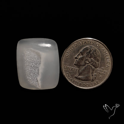 Chalcedony Druzy Cabochon