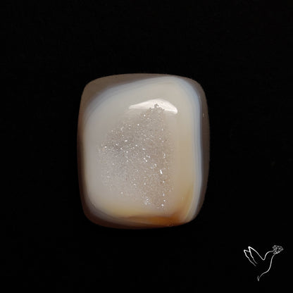 Chalcedony Druzy Cabochon