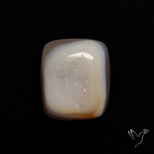 Chalcedony Druzy Cabochon