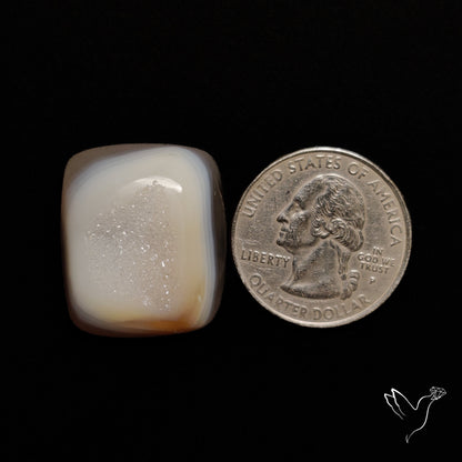 Chalcedony Druzy Cabochon