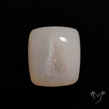 Chalcedony Druzy Cabochon