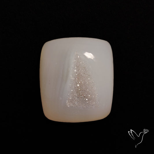 Chalcedony Druzy Cabochon