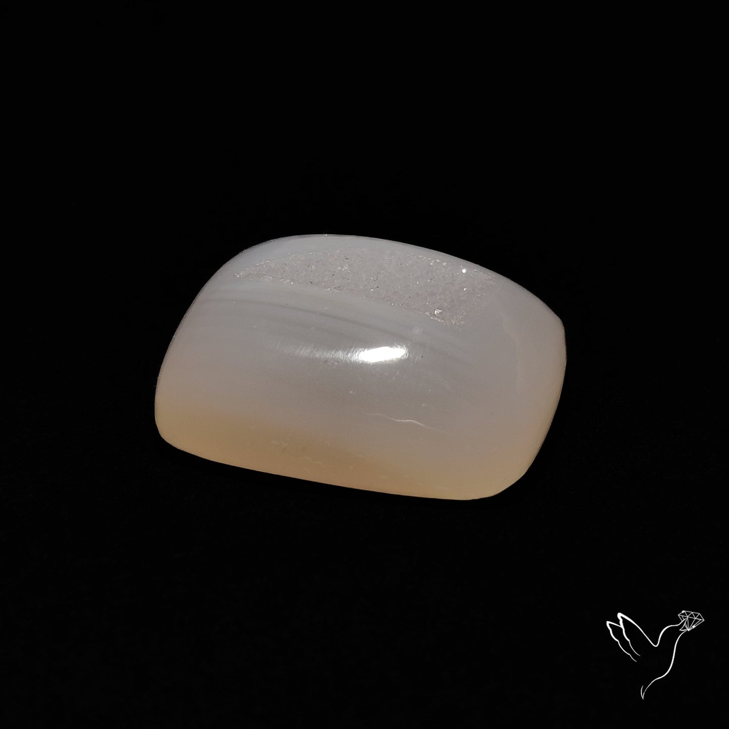 Chalcedony Druzy Cabochon
