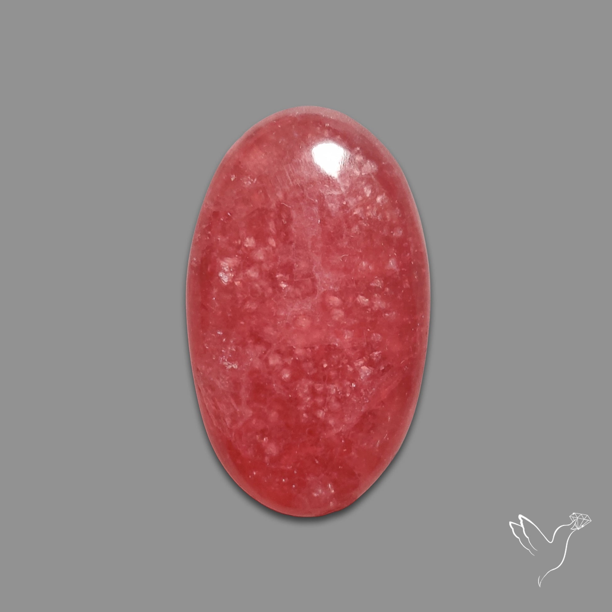 Gemmy Rhodochrosite Cabochon