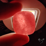 Gemmy Rhodochrosite Cabochon
