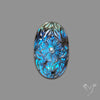Blue Labradorite Mughal Carving Handcarved