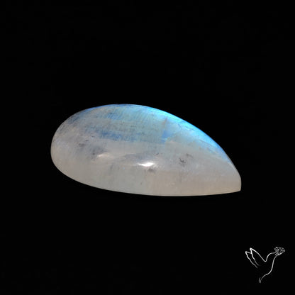 Rainbow Moonstone Large Cabochon High Grade