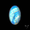 Rainbow Moonstone Large Cabochon High Grade