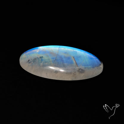 Rainbow Moonstone Large Cabochon High Grade