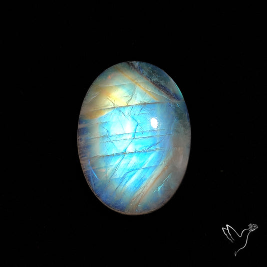 Rainbow Moonstone Cabochon High Grade
