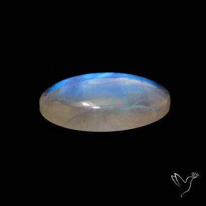 Rainbow Moonstone Large Cabochon High Grade