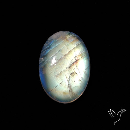 Rainbow Moonstone Cabochon High Grade